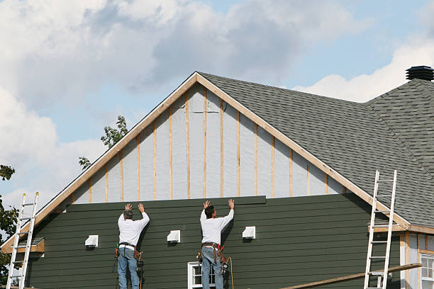 Professional Siding Replacement technician working in Irondale, OH